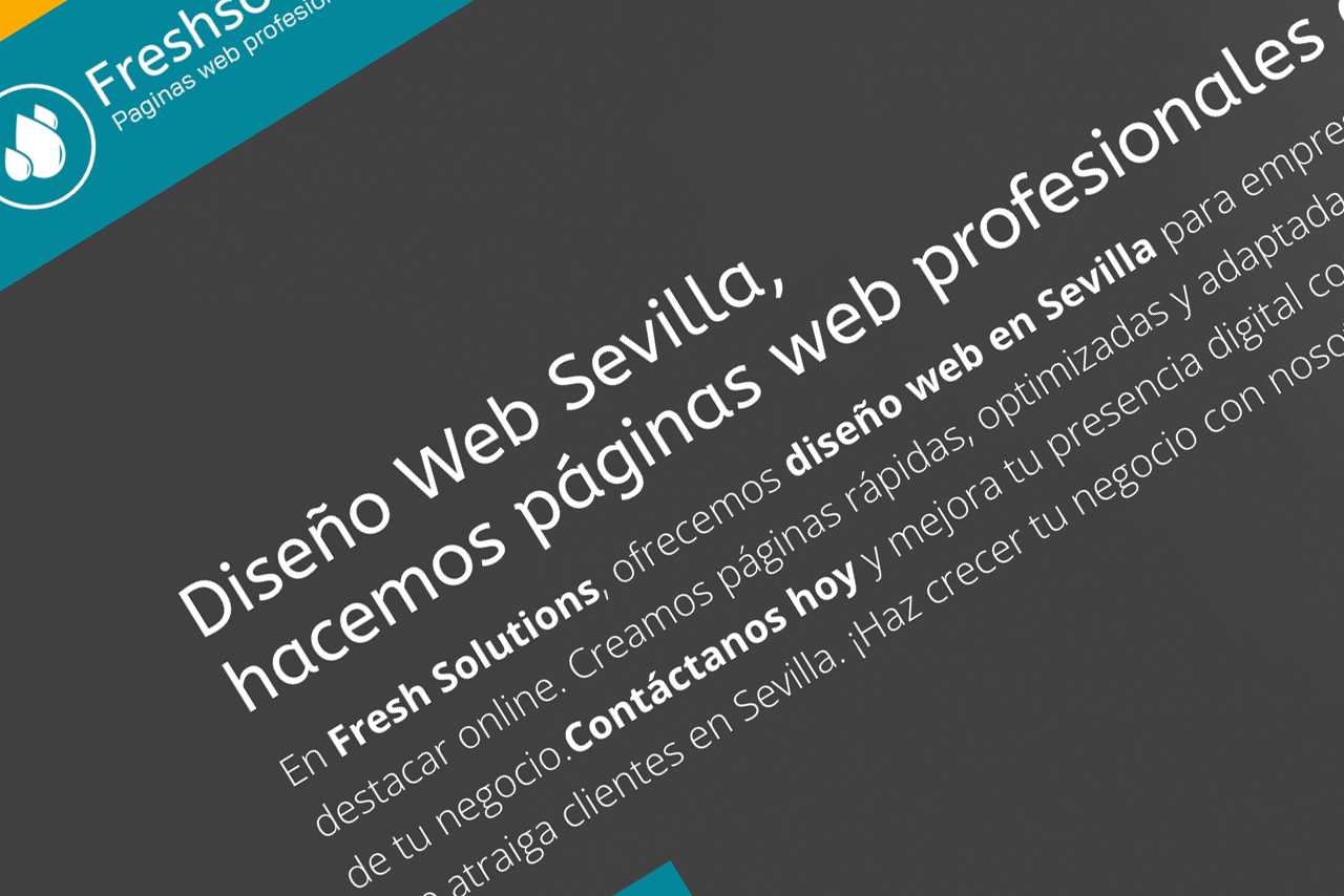 Diseño web Sevilla Freshsolutions